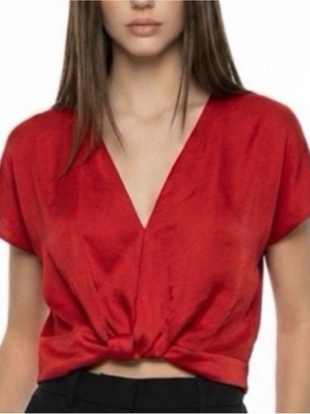 ZARA Satin Effect Top Size Small NWT